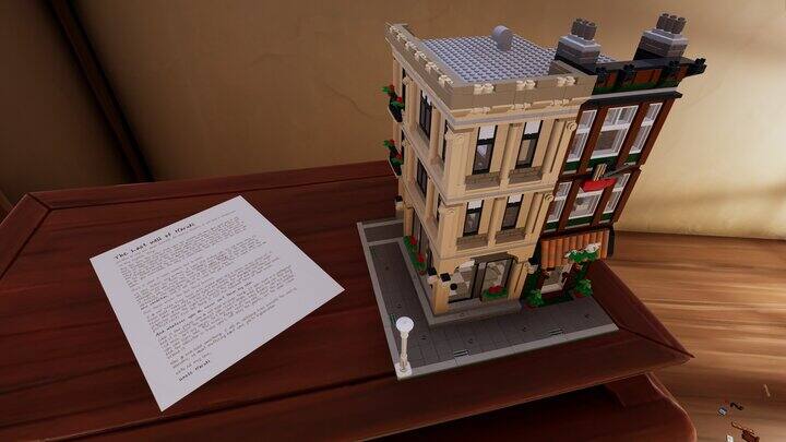 Uncle Haruki's will beside a finished modular building